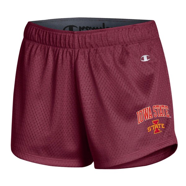 Champion® Women's Iowa State I-State Cardinal Mesh Shorts